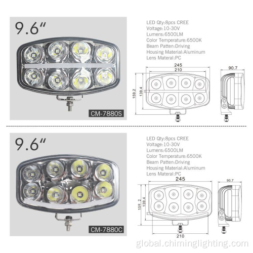 Work Light 30 Led Laser Led Work Light Super Bright LED work light DRL IP67 Combo LED Off Road 4x4 led auxiliary led driving lights 9 inches led work light Supplier